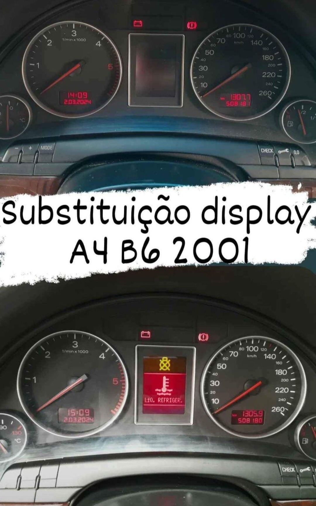 Reparação Display/LCD Veículos Grupo VAG ( Audi,VW,Skoda e Seat)