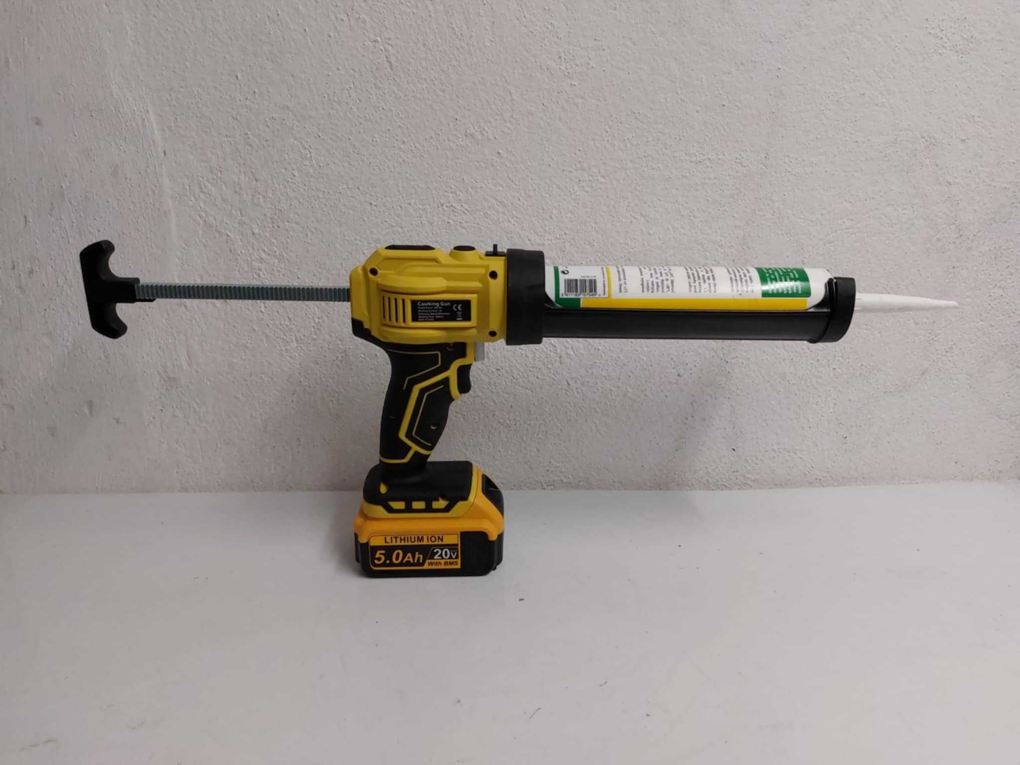 Pistolet do silikonu wyciskacz do silikonu na baterie DeWalt