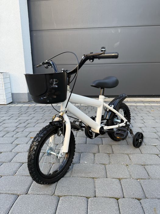 Rower 12 cali dziecięcy chłopca dziewczynki z kółkami do nauki jazdy