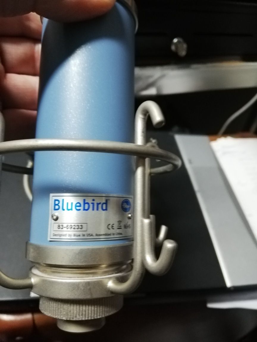 Microfone Bluebird de estúdio