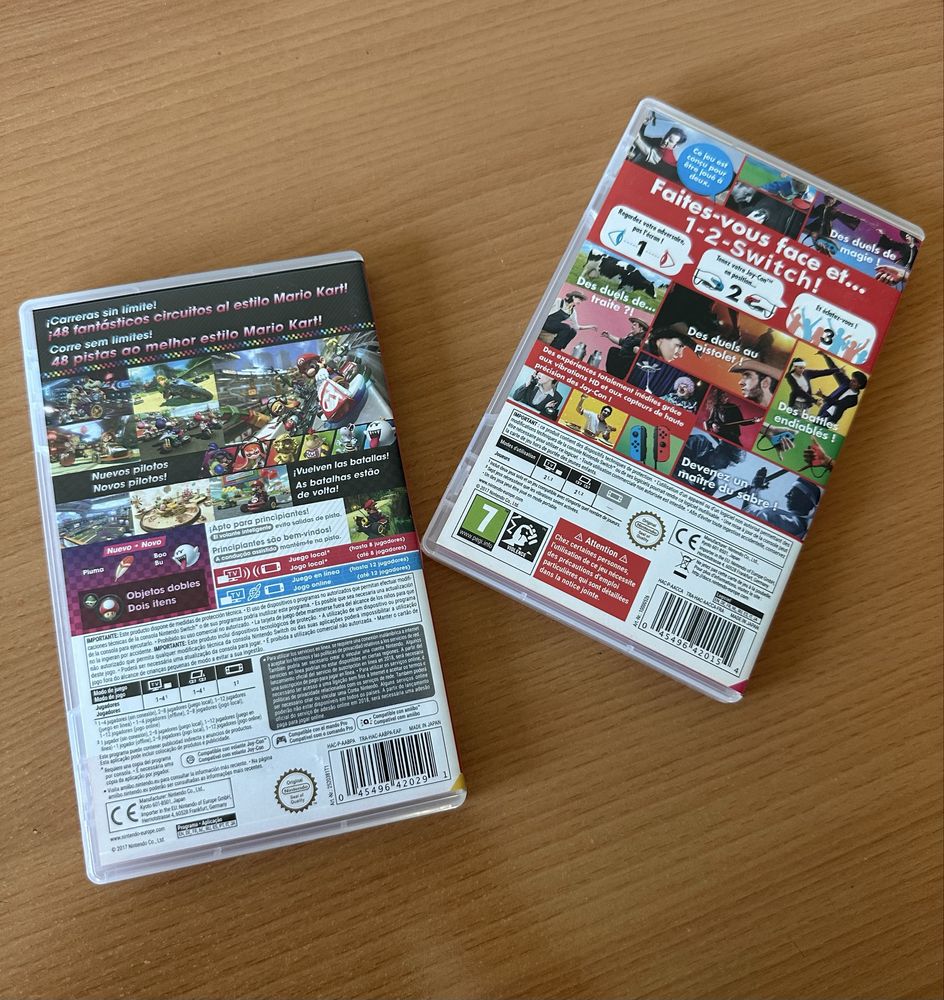 Dois Jogos oficiais da Nintendo Switch