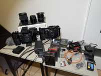 Dwie Kamery Blackmagic 4K pocket Cały wielki zestaw, obiektywy, OKAZJA
