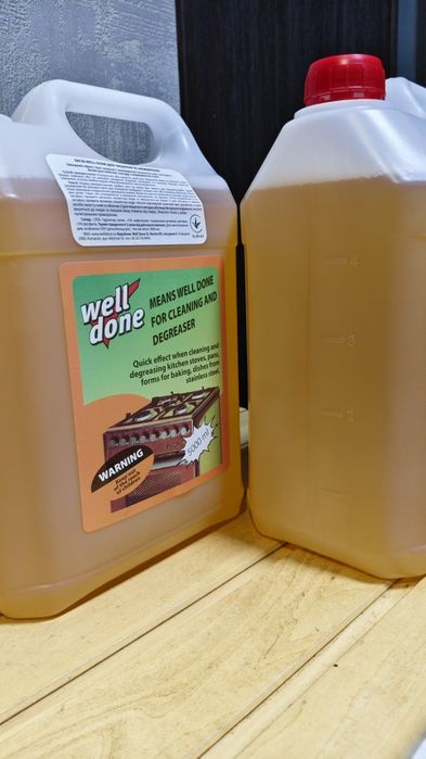 WELL DONE 5л. Ани-Жир средство для Кухни удаление жира обезжириватель