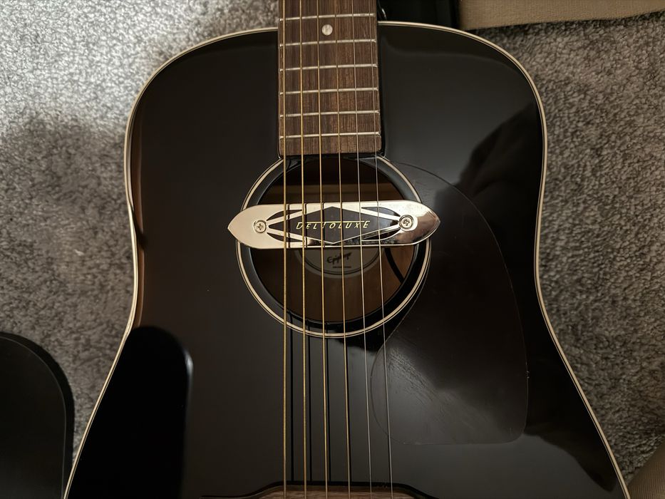 Epiphone J-45 Express, Ebony (Amplificada)