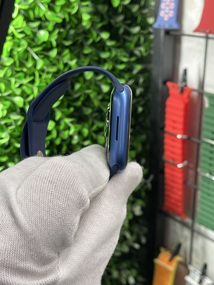 Apple Watch 7 45mm Blue Магазин, Гарантія, Вибір
