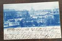 Królewska Huta,  Chorzów , bardzo stara pocztówka 1899, a obiegu