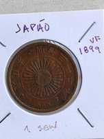 Moedas antigas do Japão para venda individual. Desde 10€.