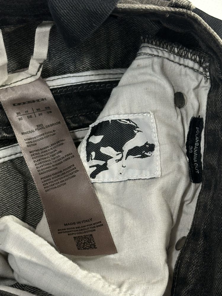 Клеш Rick Owens bolan banana cut jeans opium archive джинси чорні сірі