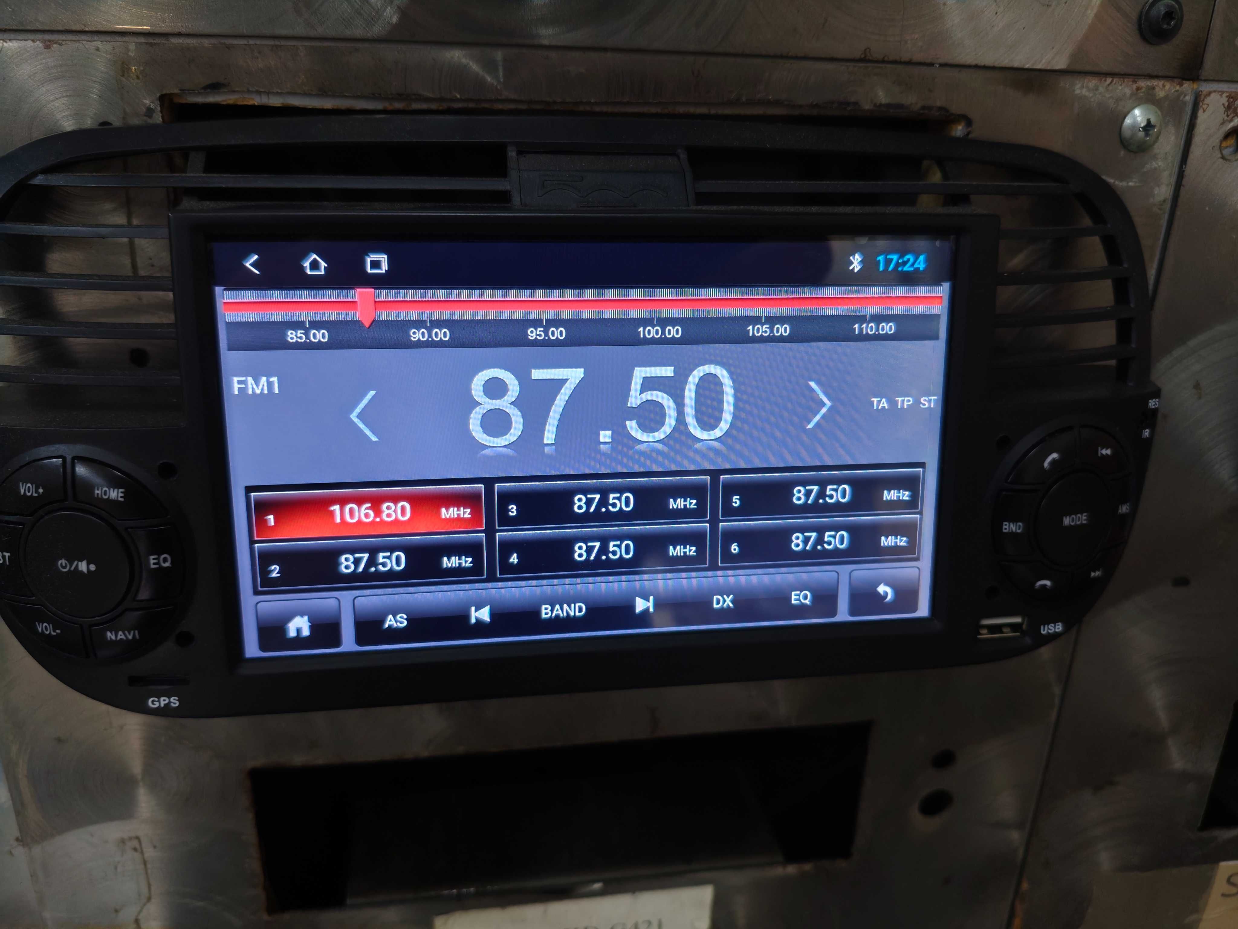 Radio Android Fiat 500 Dotykowy wyświetlacz BT USB