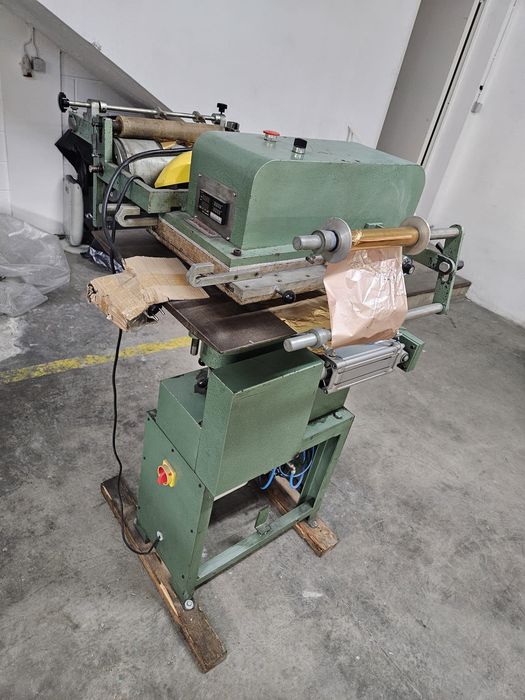 Maquina termoestampagem a Quente revista e a funcionar