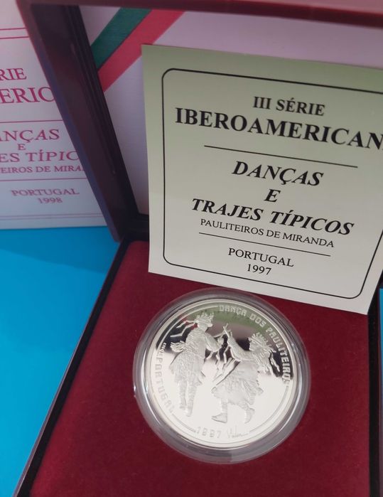 1.000$00 de 1997, Dança Pauliteiros Prata proof