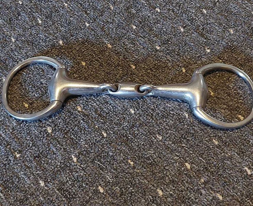 Wędzidło oliwkowe podwójnie łamane Metalab 13.5