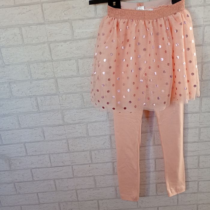 Nowe leginsy ze spódniczką 128