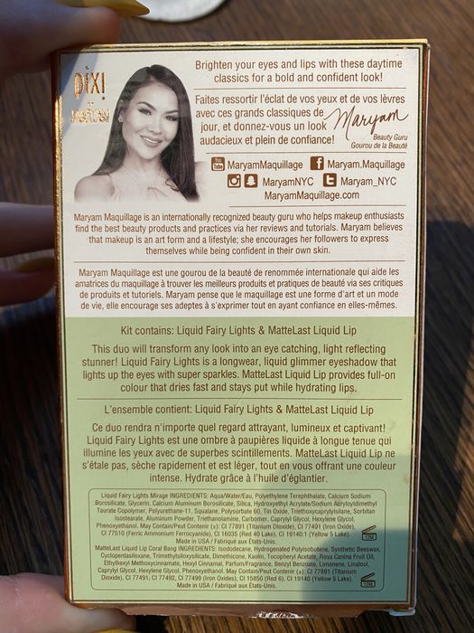 Zestaw błyszczyk i pomadka matowa