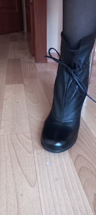 Ботинки женские кожа