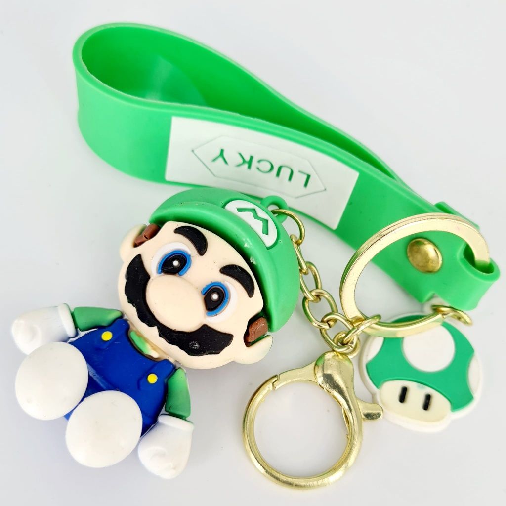 Brelok breloczek zawieszka do kluczy Luigi z Super Mario nowy