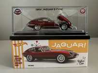 Hot Wheels RLC - 1964 Jaguar E-Type - czerwony