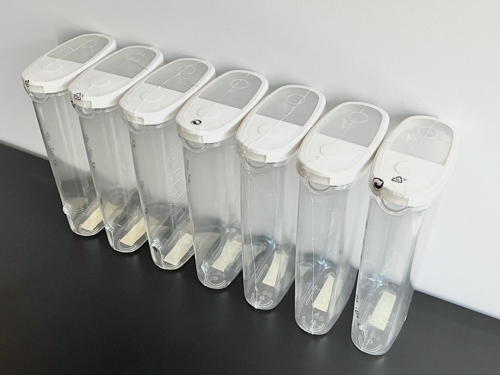 ***IKEA***Wysokie pojemniki na żywność poj. 2,3L ***7 sztuk***NOWE***