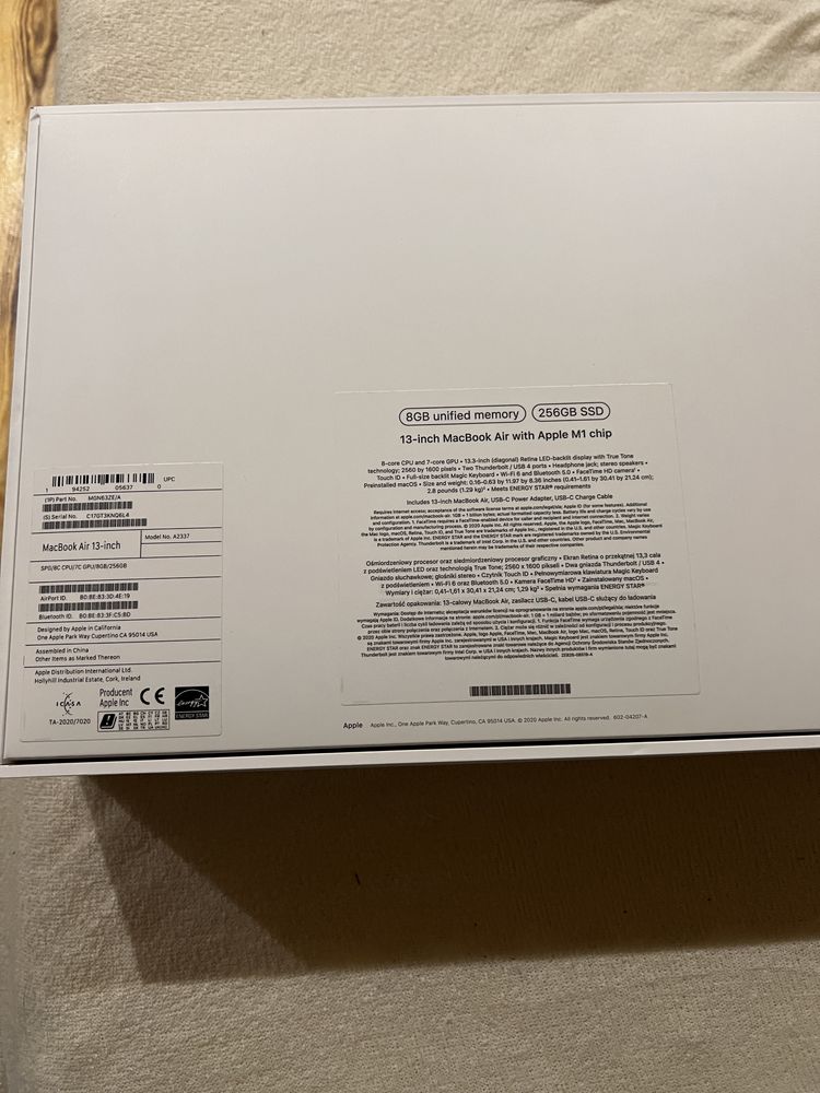 Macbook apple a2337 stan idealny