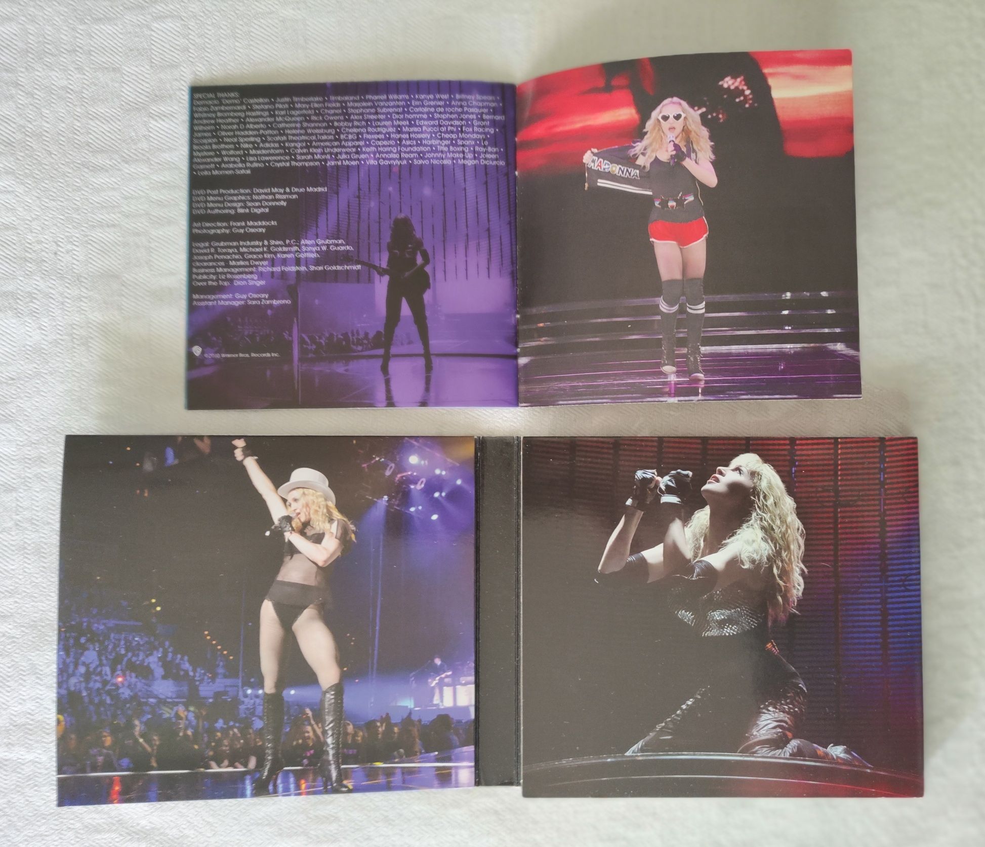 CD + DVD  Madona  -  Sticki & Sweet Tour