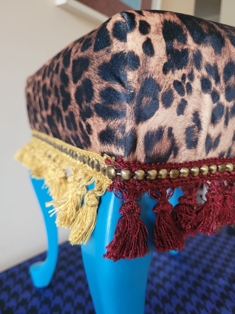 Pufy, podnóżki w sylu boho chic