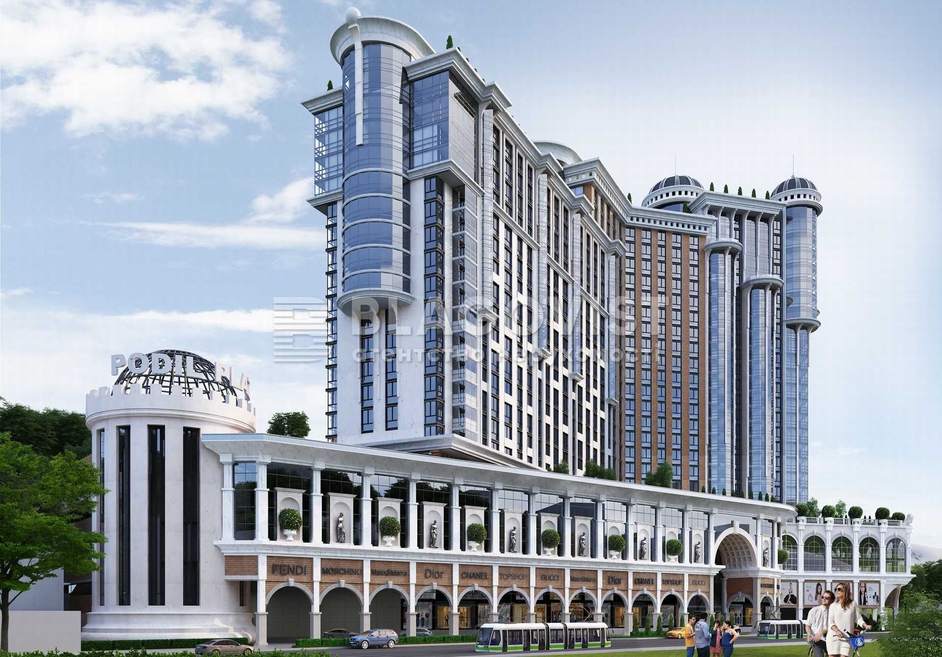 Продам 3к 89 м2 ЖК "Podil Plaza & Residence" Глубочицкая 73 Подольский