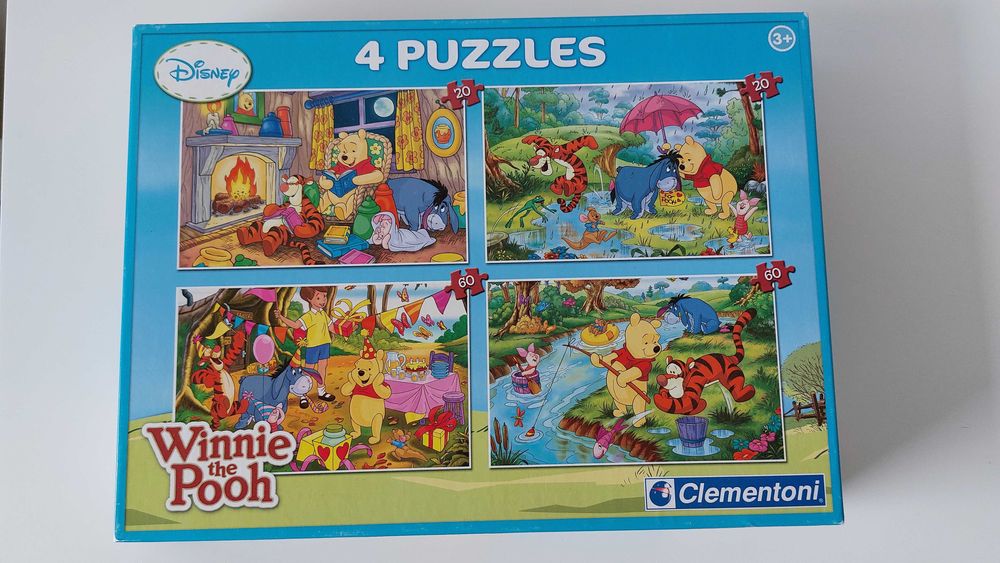 Clementoni, puzzle Winnie the Pooh 4w1