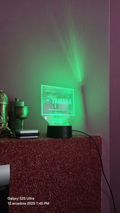 Wzmacniacz Yamaha AX496 kolumny pilot Logo LED Yamaha