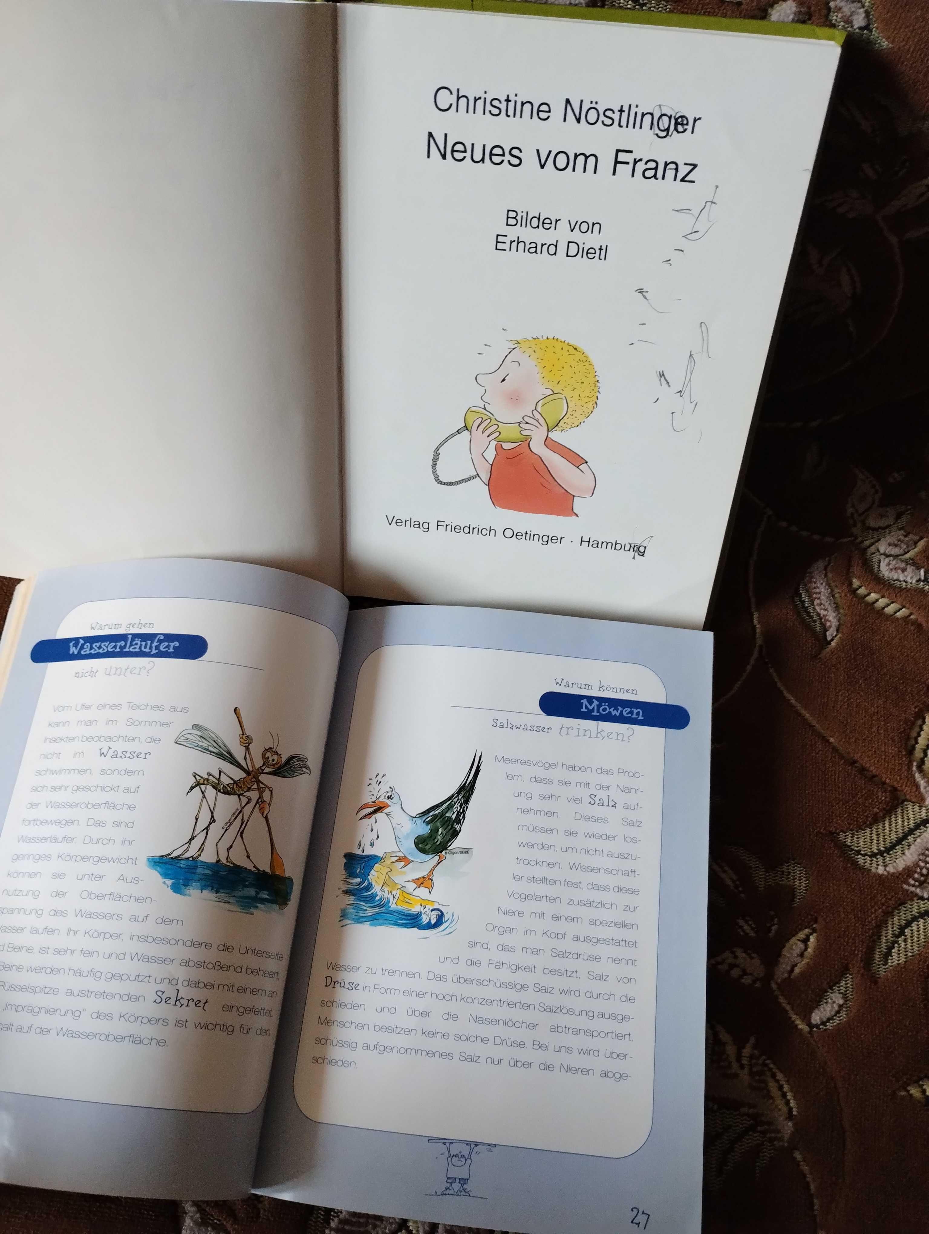 Немецкий язык для детей neues vom franz 1000 warum