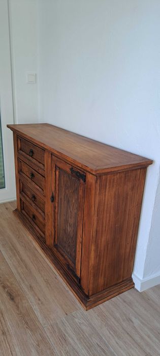 Cómoda de madeira rustica, estilo mexicano