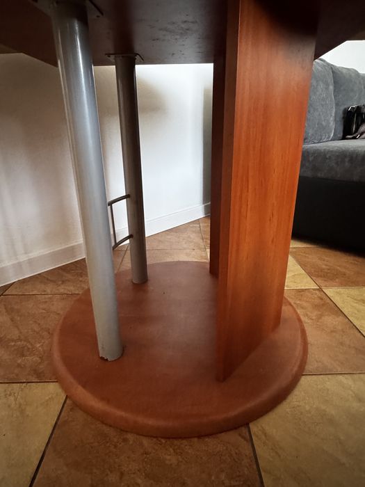 Stół owalny rozkładany w kolorze olcha 110x150