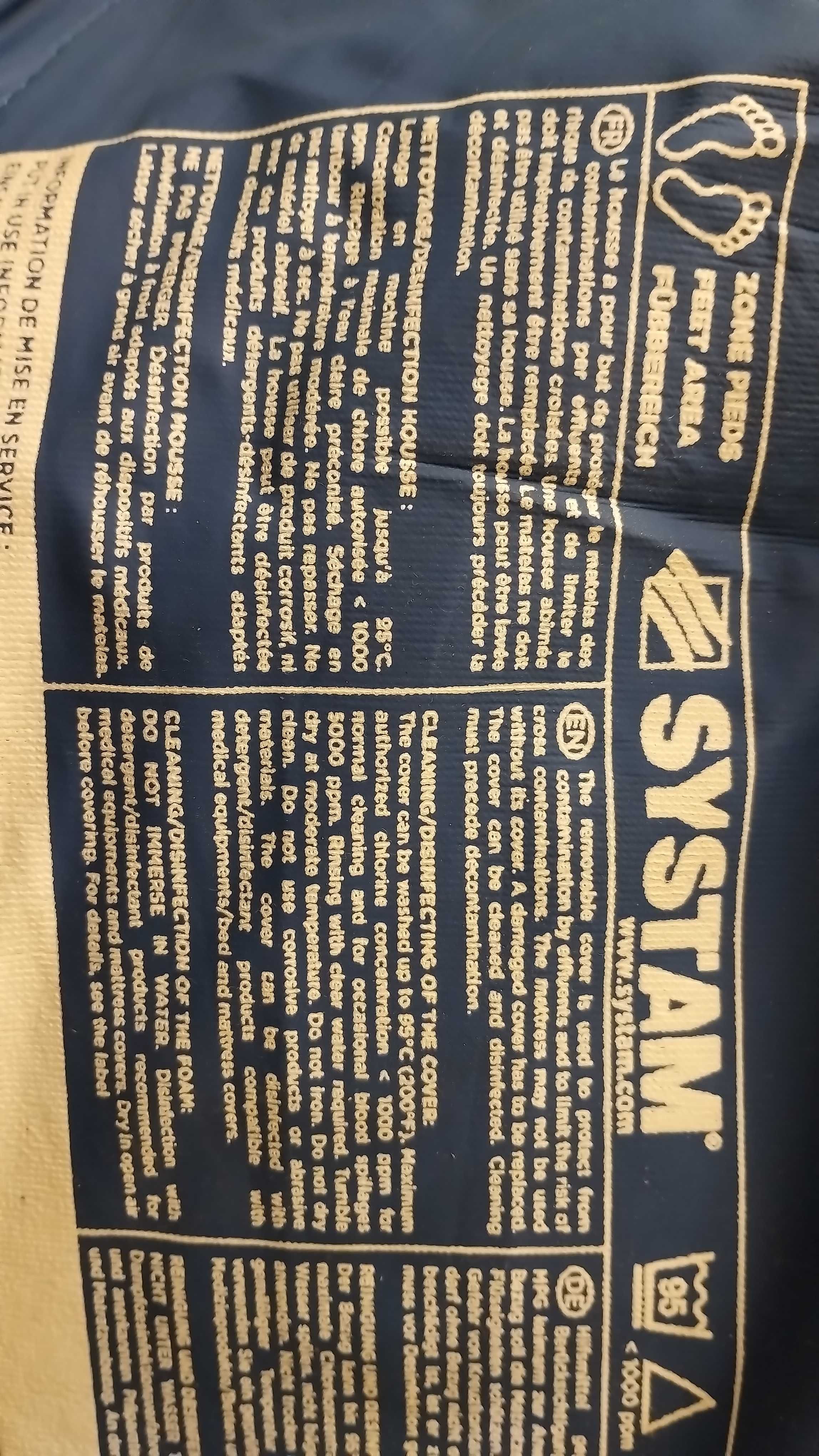 Materac przeciwodleżynowy gofrowy SYSTAM profilakt. odleżyn I, II st.