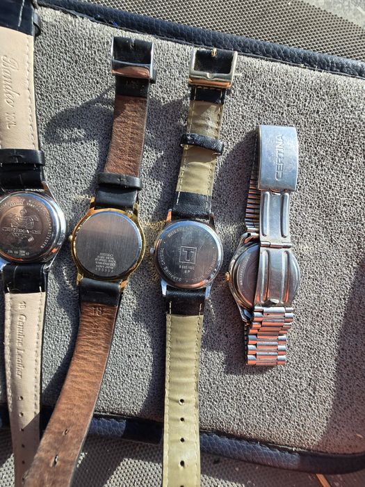 4 годиника  Tissot .. SeIko .Certina DS 100m сапфір