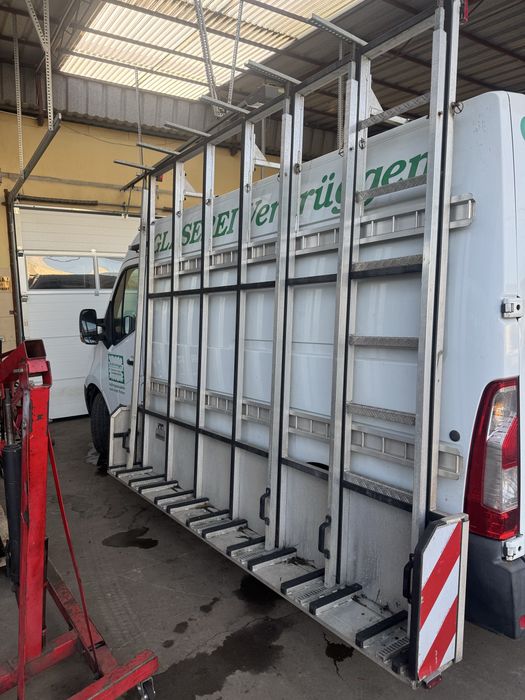 Bagażnik boczny bok do okien Renault Master III IV movano B L2H2 alu