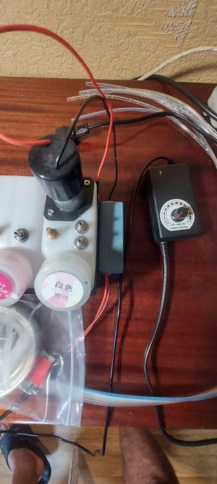 СНПЧ  Комплект системи подачі чорнил з мішаним білого чорнила для DTF