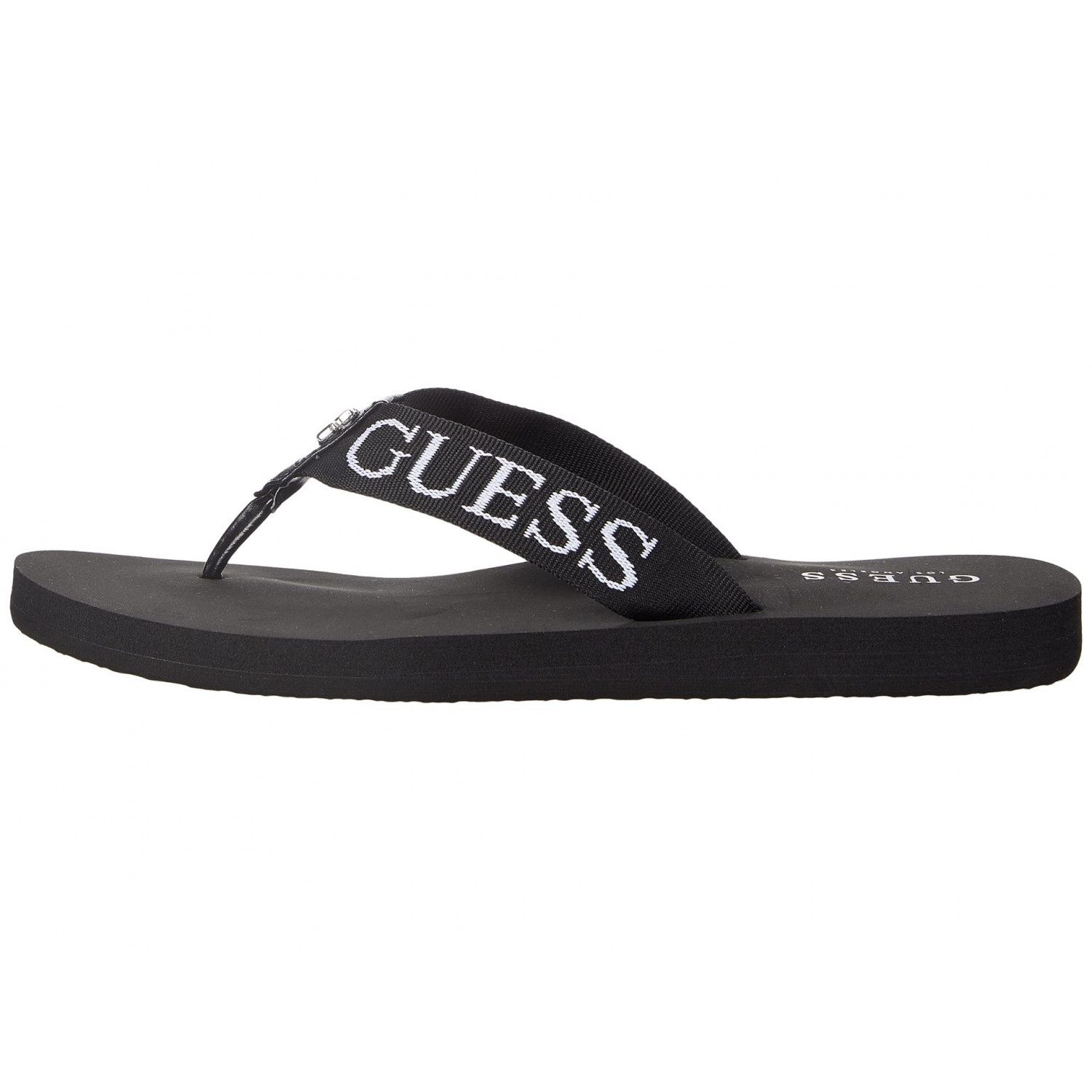 GUESS оригинал. Шлепки вьетнамки слайды чёрные 36 38.5 40 41