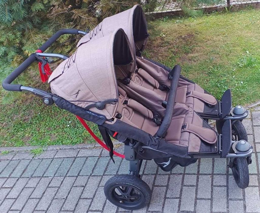 Wózek bliźniaczy TFK Adventure podwójny twin + gratis