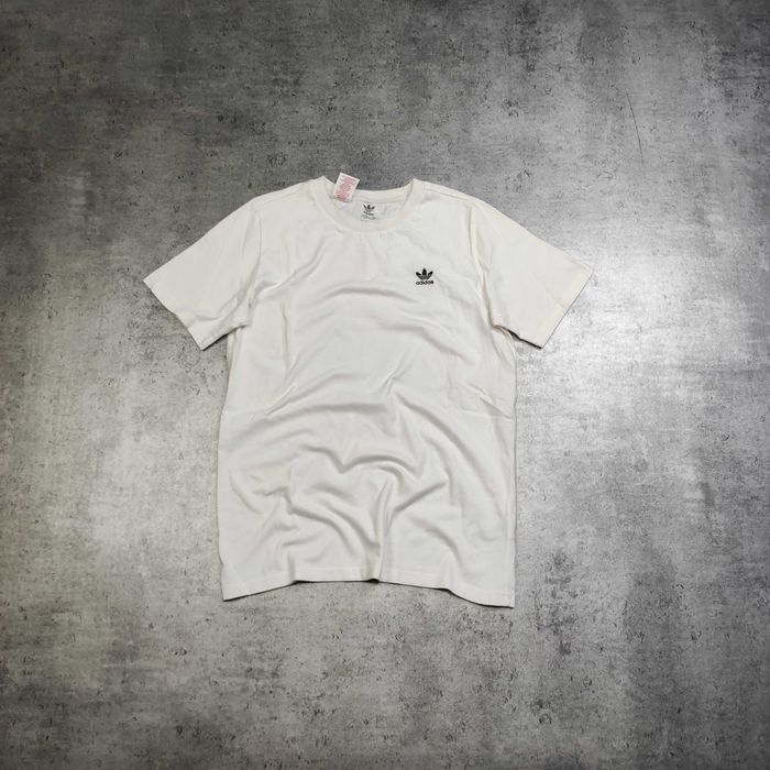 MĘSKA Klasyczna Biała Koszulka Tshirt Adidas Originals Biała Bawełna