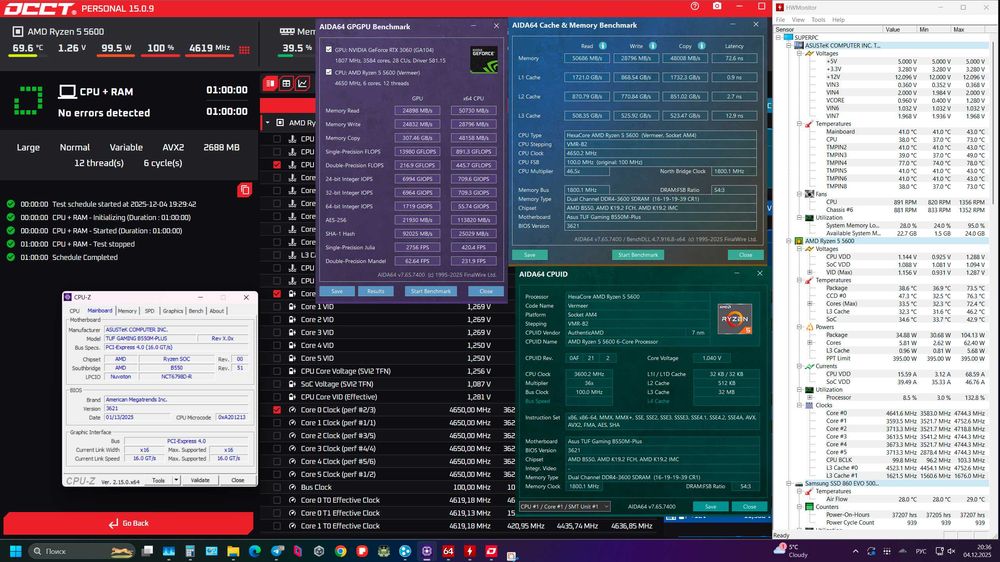 Asus TUF B550M-Plus AM4 | Гарантія +1 рік