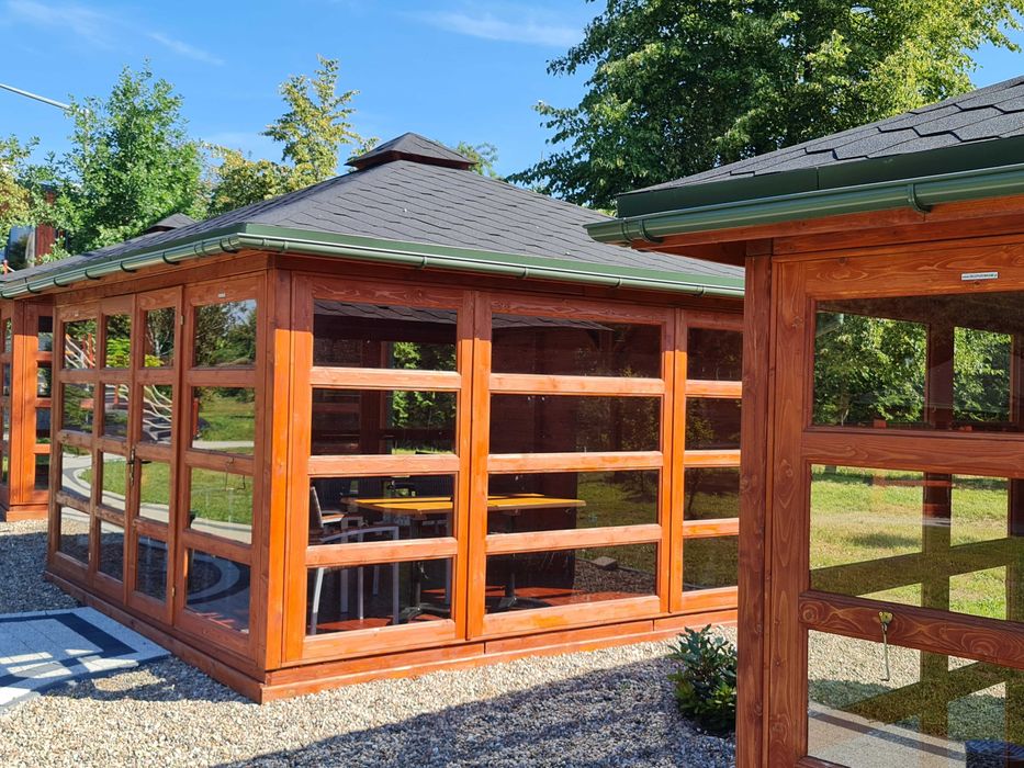 DOMEK SZKLANY 4x3 ALTANA SZKLANA 4x4 altana 5x5 sauna jacuzzi MDN10B