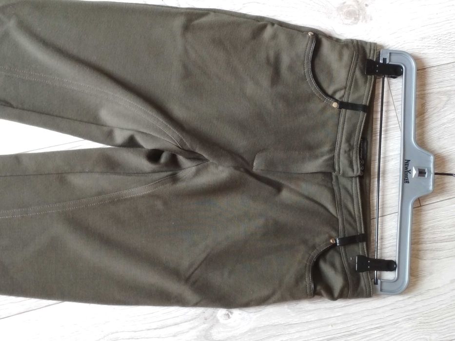 Spodnie legginsy khaki damskie