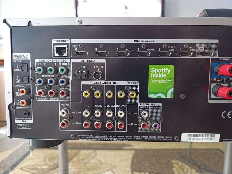 Amplituner Onkyo TX-NR414 kino domowe 5.1