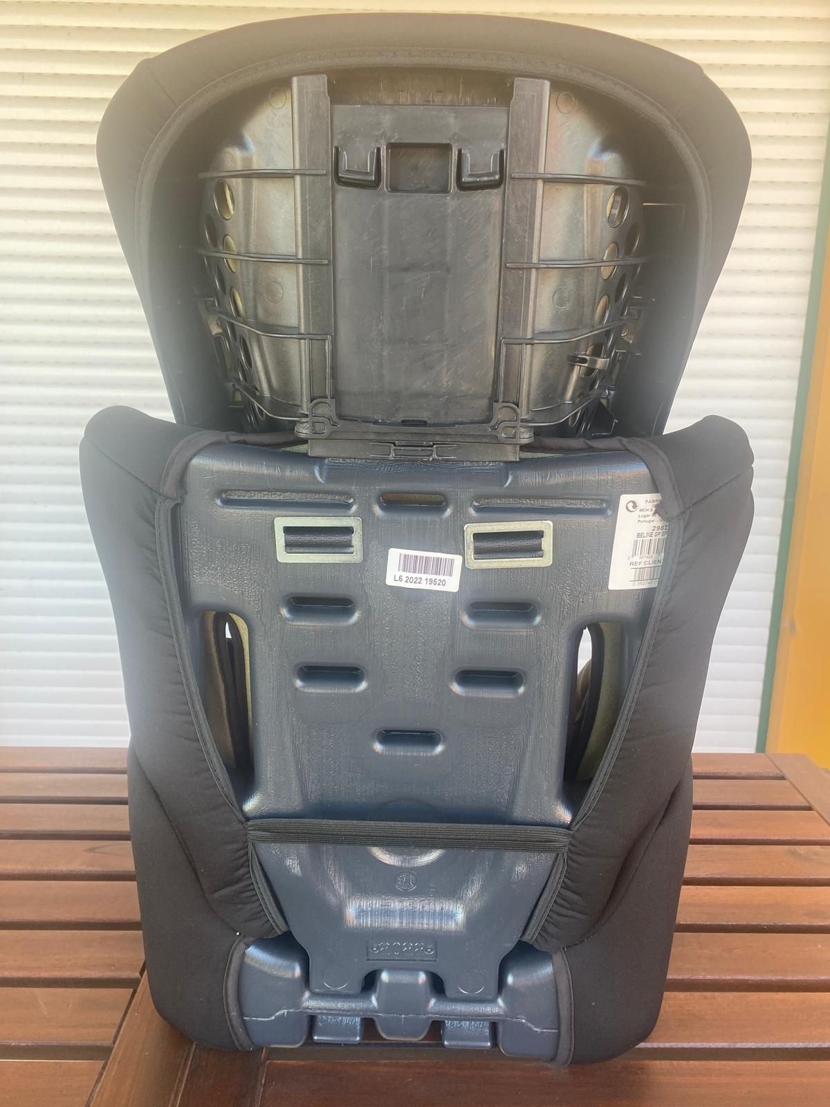 Cadeira auto bebê regulável - excelente estado