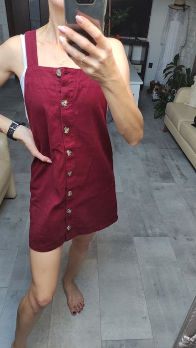 Sukienka na szelkach rozm S