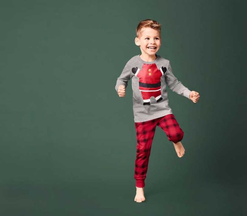 Новорічна піжама різдвяна для хлопчика 98 см 104 см 110 см 116 см 122