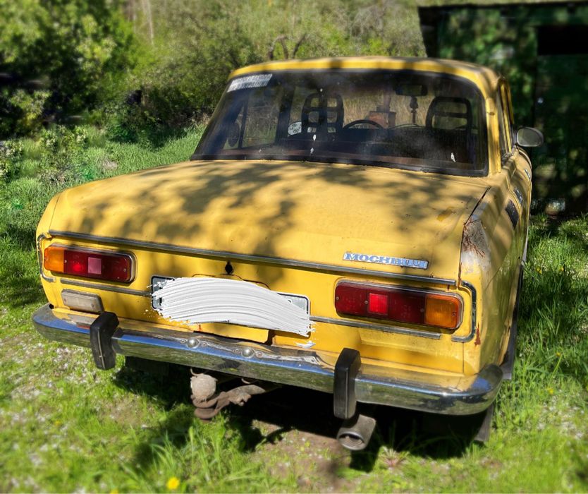 Москвич машина 2140Д, 1984 р., 1.5 газ/бензин, жовтий, на відновлення