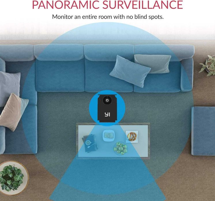 Yi Dome Camera U Pro 2K - Obrotowa kamera WiFi - Niania elektroniczna
