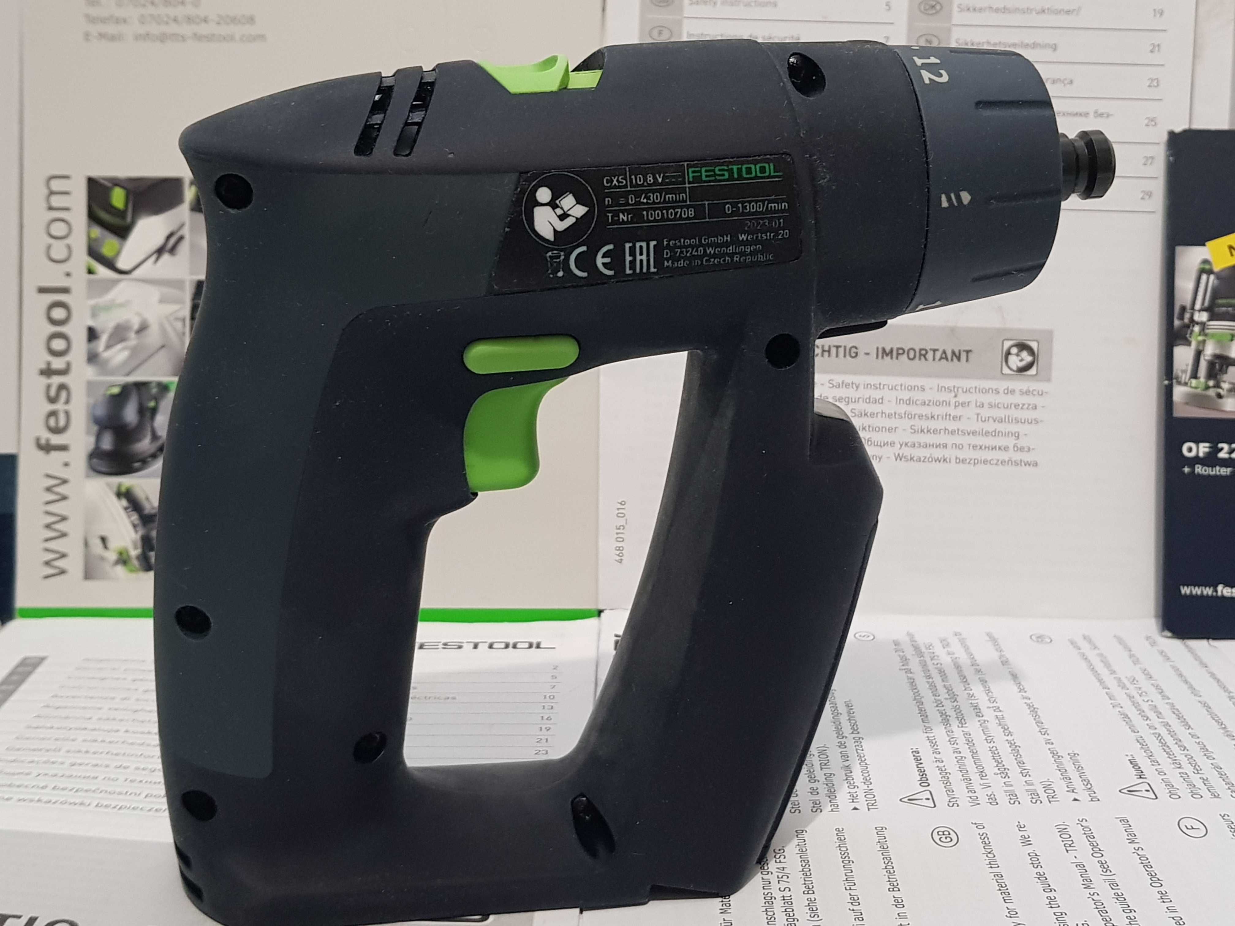 Wkretarka kompaktowa FESTOOL CXS najlepsza 10,8v 12v body