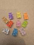 Przypinki do crocs Misie Haribo 10 sztuk,  świecą się w ciemności.