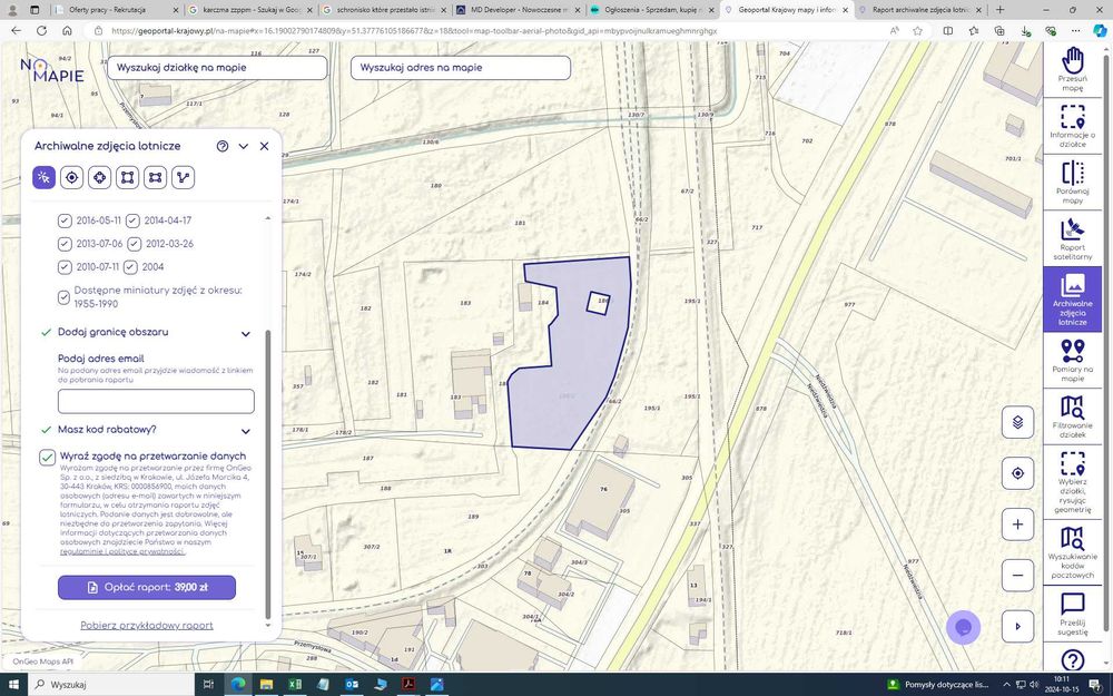 działka inwestycyjno-budowlana